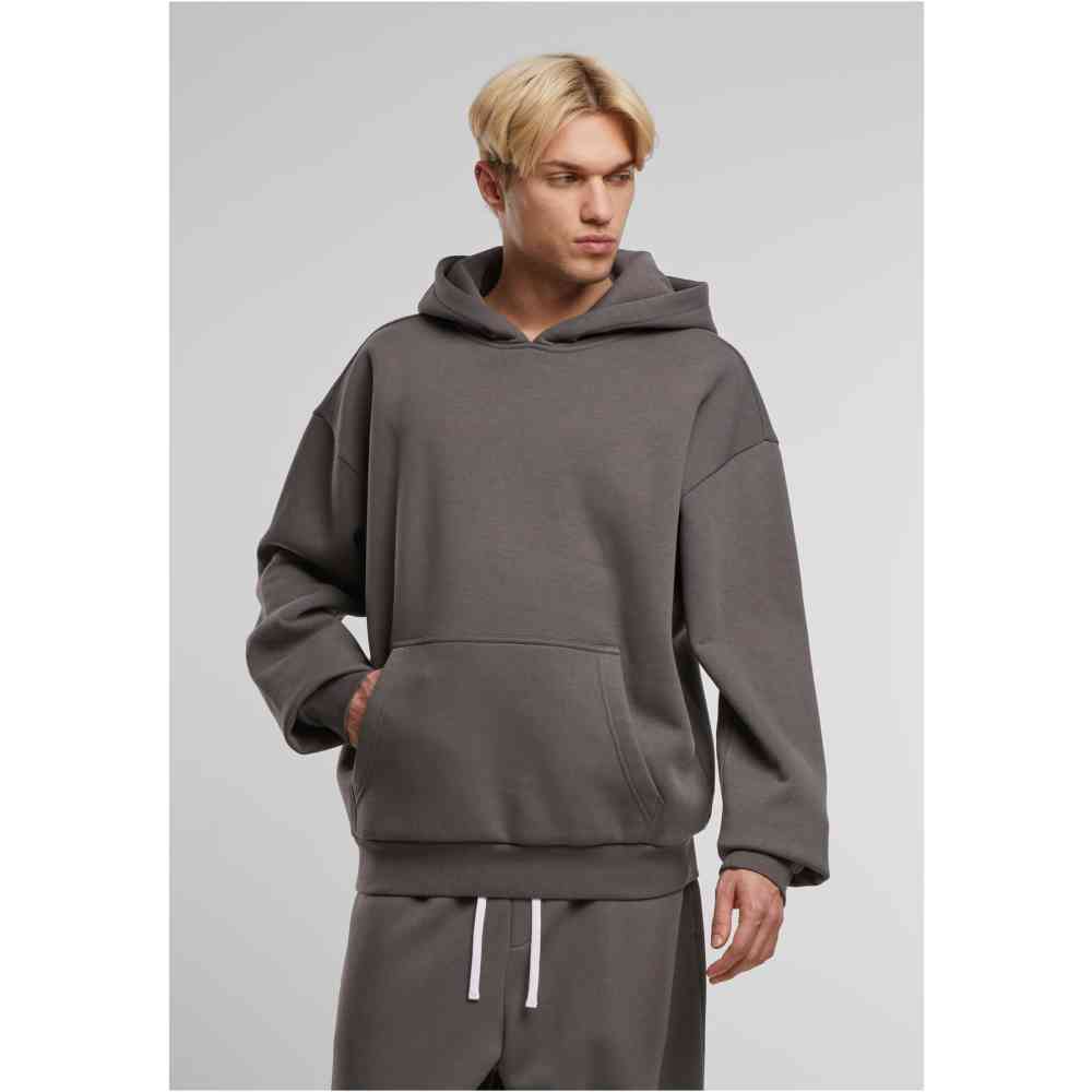 Urban Classics - Fluffy Oversized Sweat à capuche - Gris